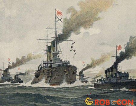 Tàu chiến Nhật khi đó có hỏa lực mạnh hơn, độ chính xác cao hơn các tàu Nga.
