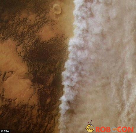 Hình ảnh do tàu vũ trụ Mars Express của ESA ghi lại