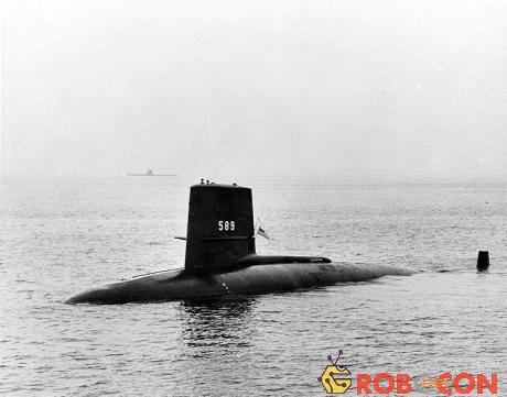 Tàu ngầm SSN-589 trong một nhiệm vụ trên biển trước khi biến mất