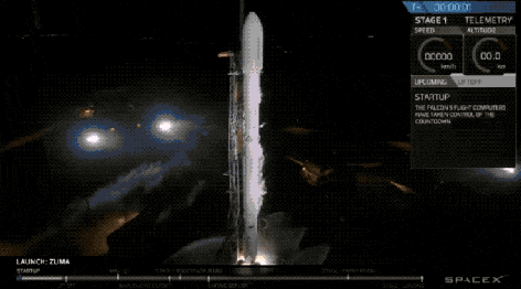 SpaceX đã phóng Zuma từ bệ phóng SLC-40 tại Cape Canaveral (Floria).