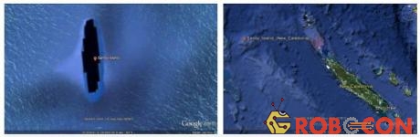 Đảo Sandy chỉ xuất hiện trên... Google Earth?