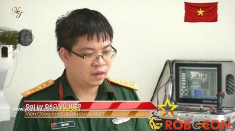 Đại úy Đào Vũ Hiệp trả lời phỏng vấn