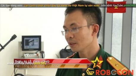 Thiếu tá Lê Văn Long trả lời phỏng vấn