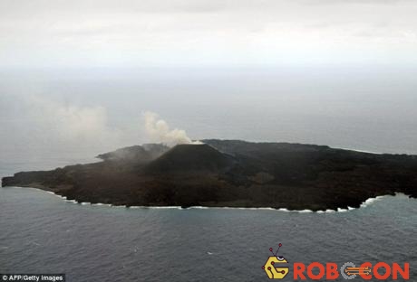 Phát hiện mới về hòn đảo núi lửa Nishinoshima ở Nhật Bản
