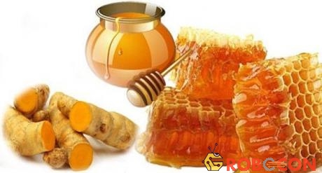 Mật ong và nghệ giúp chữa đau dạ dày 
