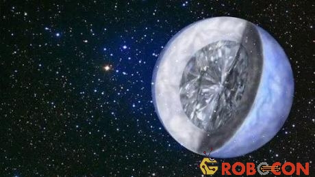 Họa sĩ mô tả hành tinh kim cương trên Vũ trụ.