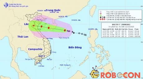 Tin bão số 7 Nangka: Gió giật cấp 11, Bắc Bộ và Bắc Trung Bộ mưa to
