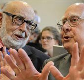 Hai nhà vật lý học giành giải Nobel Vật lý 2013 với công trình phát hiện hạt Higgs