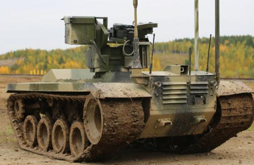Nga phát triển xe tăng robot chiến đấu có thể phá hủy mọi thứ