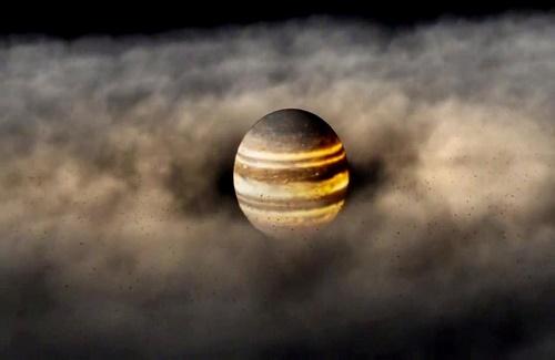 Hình ảnh về cơn bão trên sao Mộc nghi là nơi ẩn náu của người ngoài hành tinh