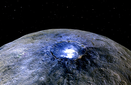 Phát hiện mới nhất về một số vật chất trên hành tinh lùn Ceres