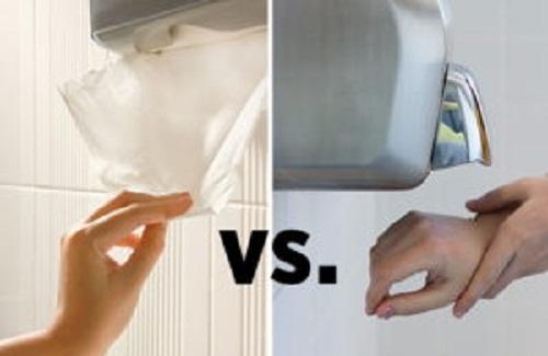 Dùng máy sấy tay trong toilet tăng khả năng lây bệnh lên đến 1.300 lần