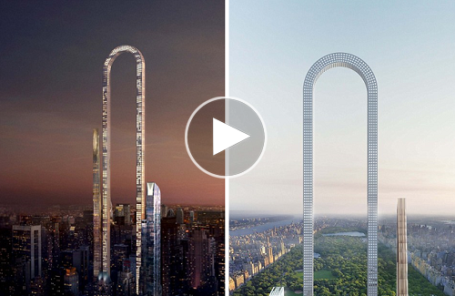 Chiêm ngưỡng tòa nhà chọc trời hình chữ U dài nhất thế giới ở New York