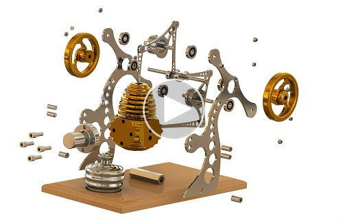 Chiêm ngưỡng mô hình động cơ Stirling tinh xảo với giá bán lên tới 6 triệu đồng