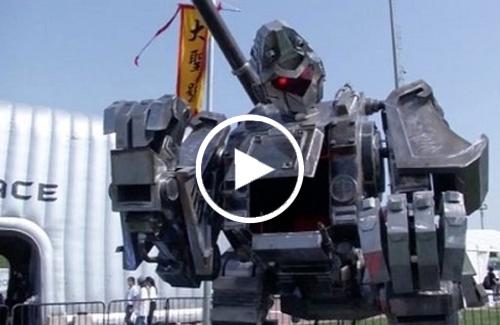 Robot Tôn Ngộ Không 4 tấn tranh hùng với robot Nhật, Mỹ