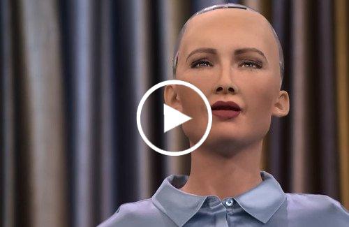 Robot gây sốc khi tuyên bố muốn thống trị loài người