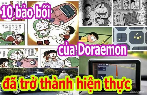 10 món bảo bối của Doraemon đã trở thành hiện thực