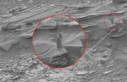 Hình ảnh giật mình về "người ngoài hành tinh" trên Sao Hỏa