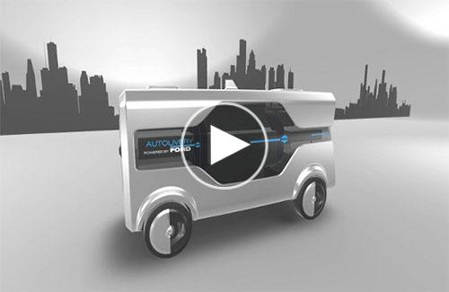 Video: Xe tải giao hàng tự động bằng máy bay không người lái