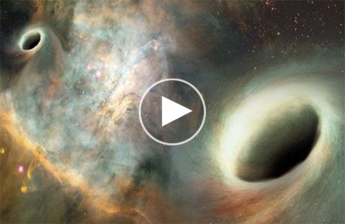 Lần đầu phát hiện kỳ lạ hai hố đen quay quanh nhau