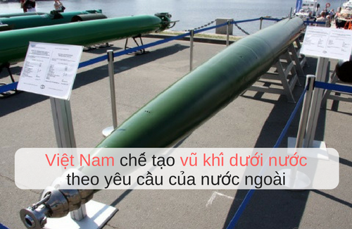 Việt Nam chế tạo vũ khí dưới nước theo thiết kế của nước ngoài