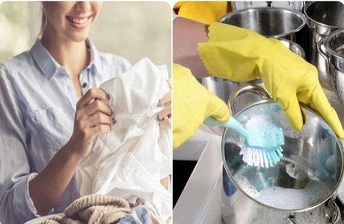 Tin "mừng": Chăm rửa bát, giặt quần áo sẽ giúp phụ nữ sống thọ hơn