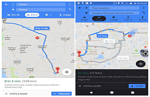 Google Maps vừa mở thêm chế độ chỉ đường cho xe máy, xe đạp