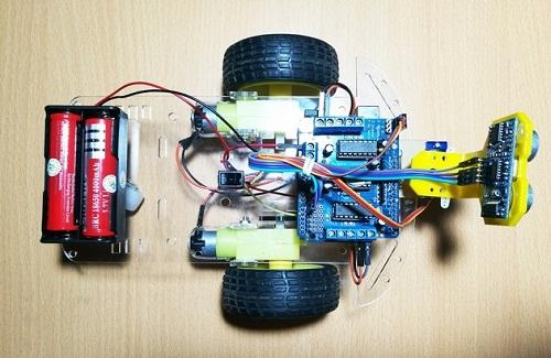 Hướng dẫn làm robot tự tránh vật cản sử dụng cảm biến siêu âm