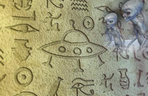 Những hình khắc chứng tỏ dân Ai Cập cổ đại từng tiếp xúc với người ngoài hành tinh