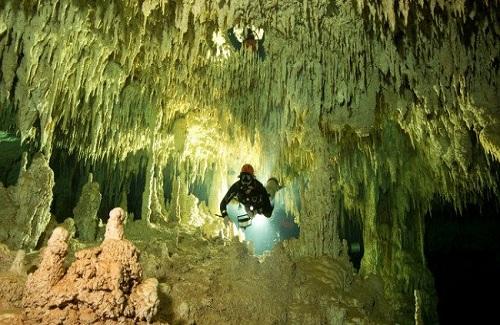 Thế giớ bí ẩn của người Maya bên trong hang động ngầm lớn nhất thế giới