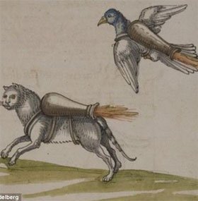 Con người đeo vũ khí vào thú cưng để làm "bom cảm tử" từ thế kỷ 16