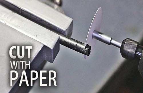 Video: Cách tạo lưỡi dao bằng giấy cắt xuyên nhựa và gỗ