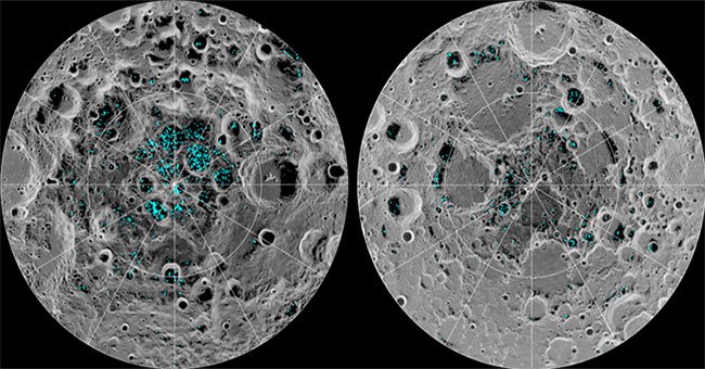 Các nhà khoa học xác nhận băng tồn tại trên Mặt Trăng