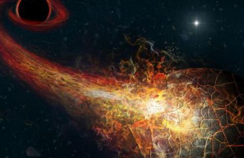 Vật thể lạ chết một nửa lao nhanh giữa thiên hà chứa Trái đất