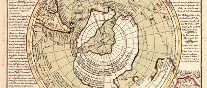 Bí ẩn tấm bản đồ lục địa Nam Cực