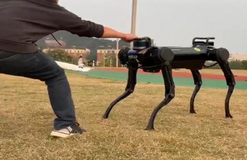 Chó robot có thể tự vệ khi bị người tấn công
