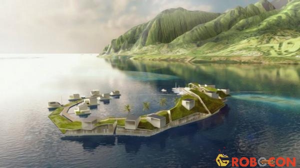 Chiêm ngưỡng loạt ảnh mô phỏng cuộc sống ở những thành phố nổi trên mặt nước trong tương lai - Ảnh 1.