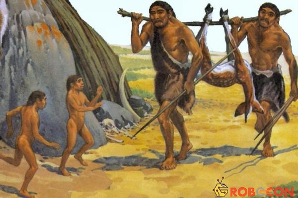 Con người thời tiền sử có dáng vóc khá to lớn và thông minh nên việc săn bắn khá hiệu quả.