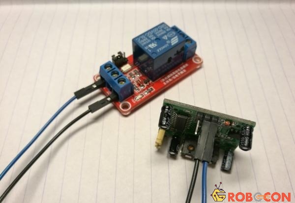 Tự chế thiết bị bật, tắt đèn sử dụng cảm biến chuyển động và relay 5VDC